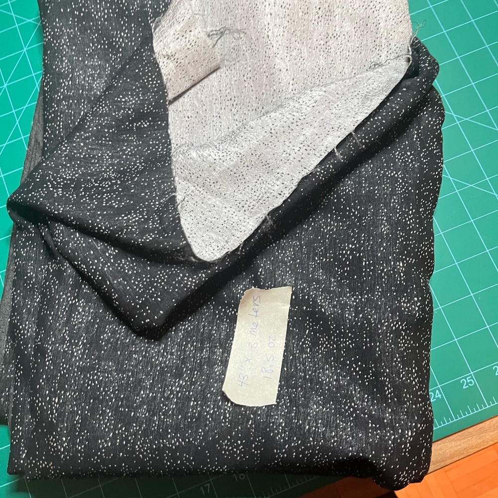 Black and White Patterned Fabric